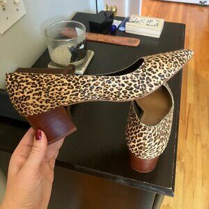 Crown Vintage Leopard Print Block Heels - Size 10 - Hardly worn